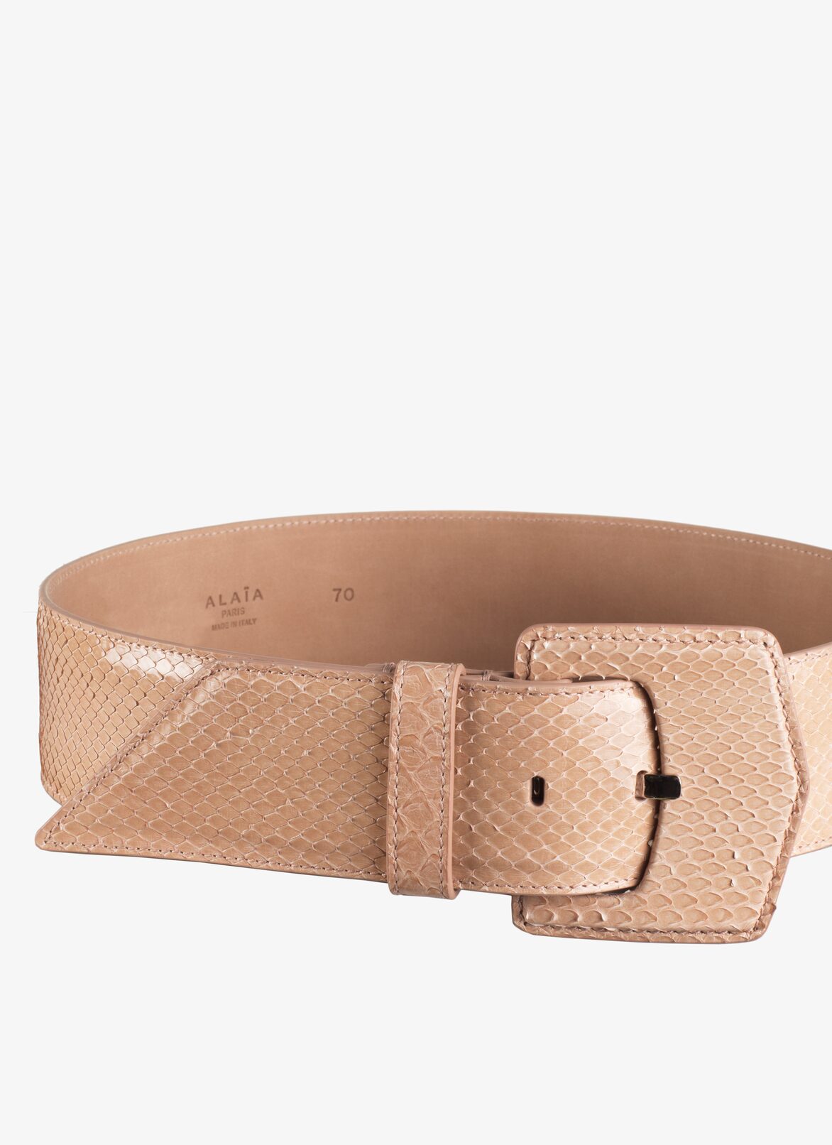 Python Belt ALAÏA SANDY PYTHON BELT